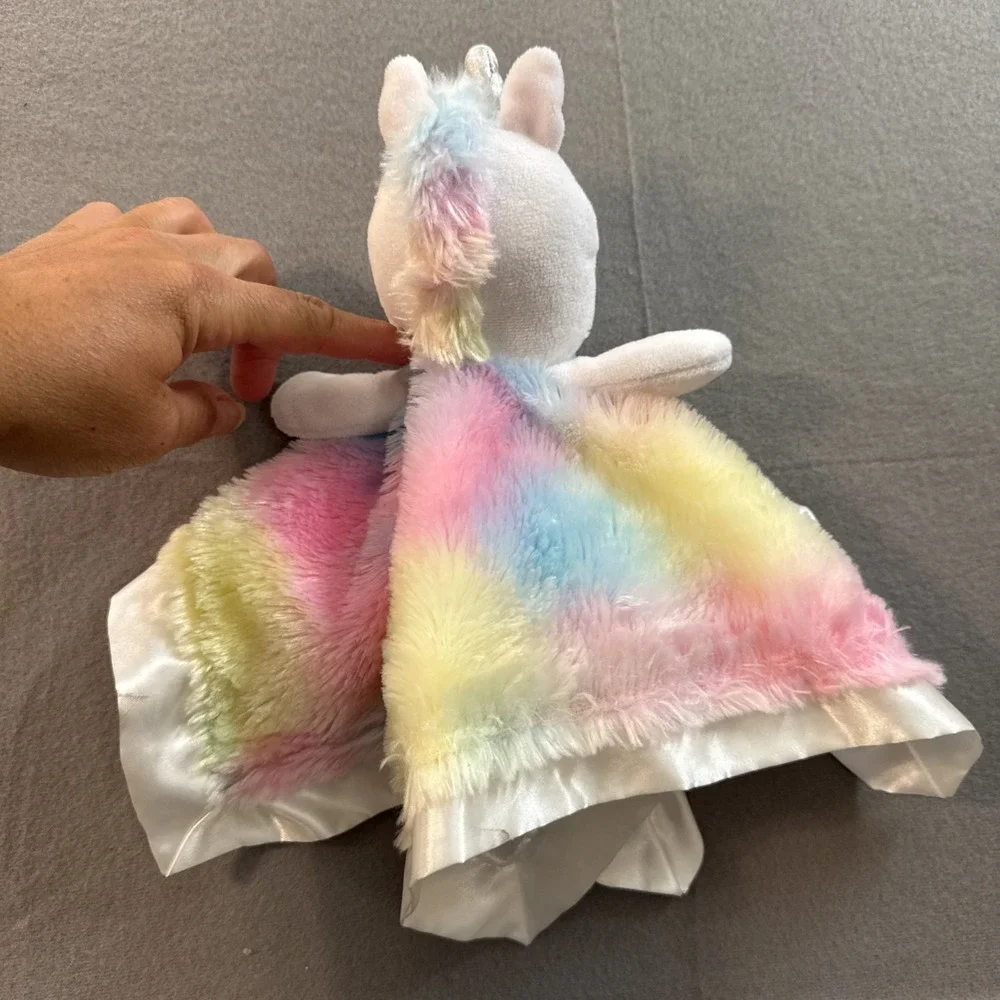Baby Starters Unicorn Lovey Blanket Rainbow Tie Dye Soft Plush